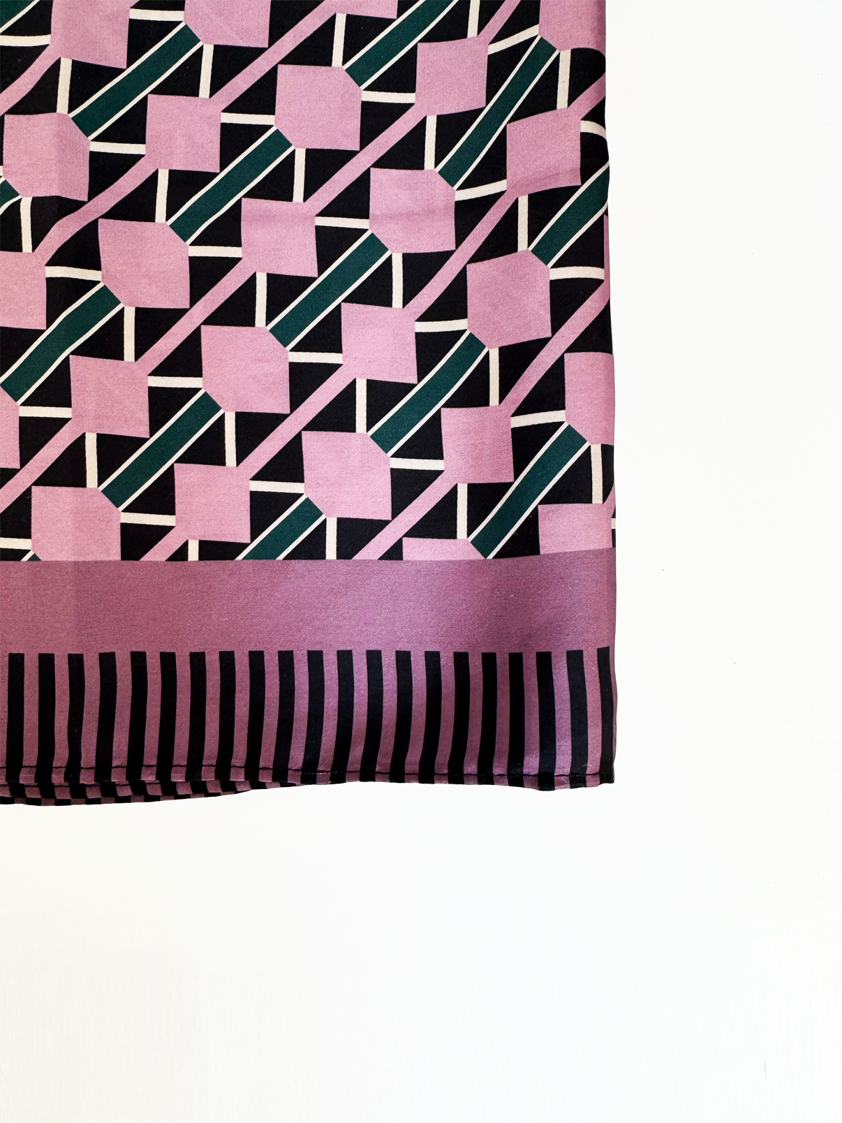 Pañuelo Geométrico Morado